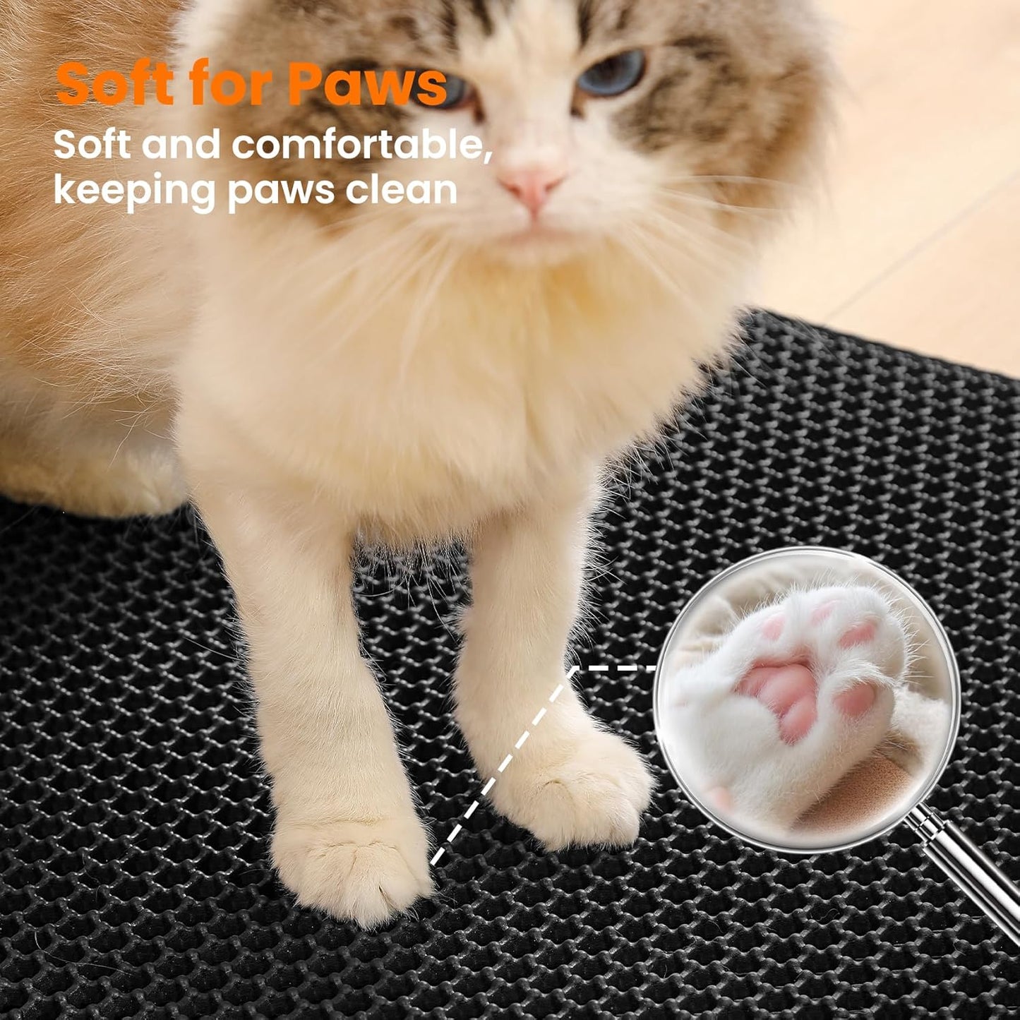 Honeytrap Litter Mat — Double-Layer Honeycomb Litter Catcher