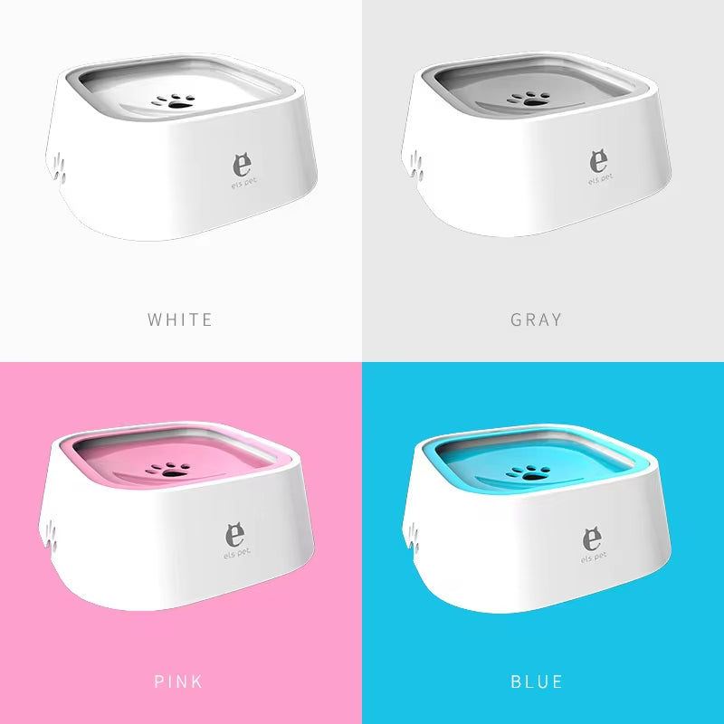 Splashguard No-Spill Water Bowl — Floating Disk, Travel-Ready