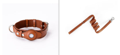 Bear Brown collar and matching 150 cm leash set