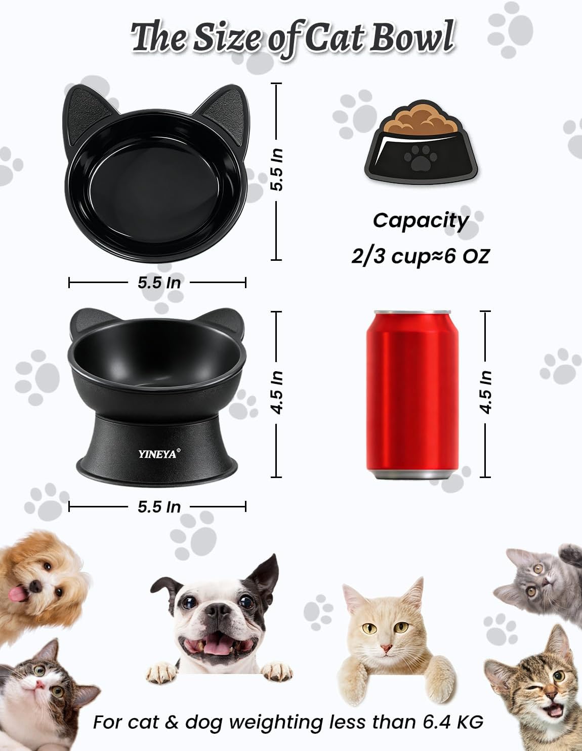 Whisker-relief bowl set details