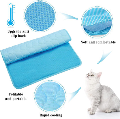 Washable gel-free cooling pad for pets