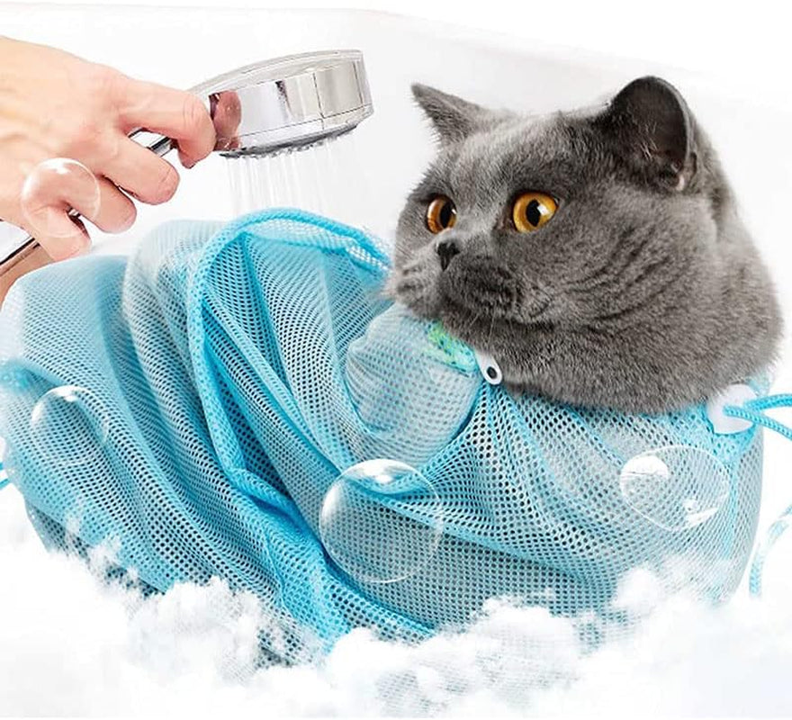 Calm Groom Zip Bag 2-Pack — Stress-Free Nail Trims & Baths for Cats