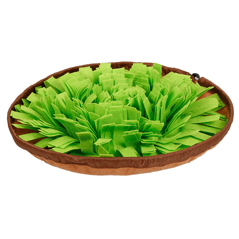 Classic Round snuffle mat in green