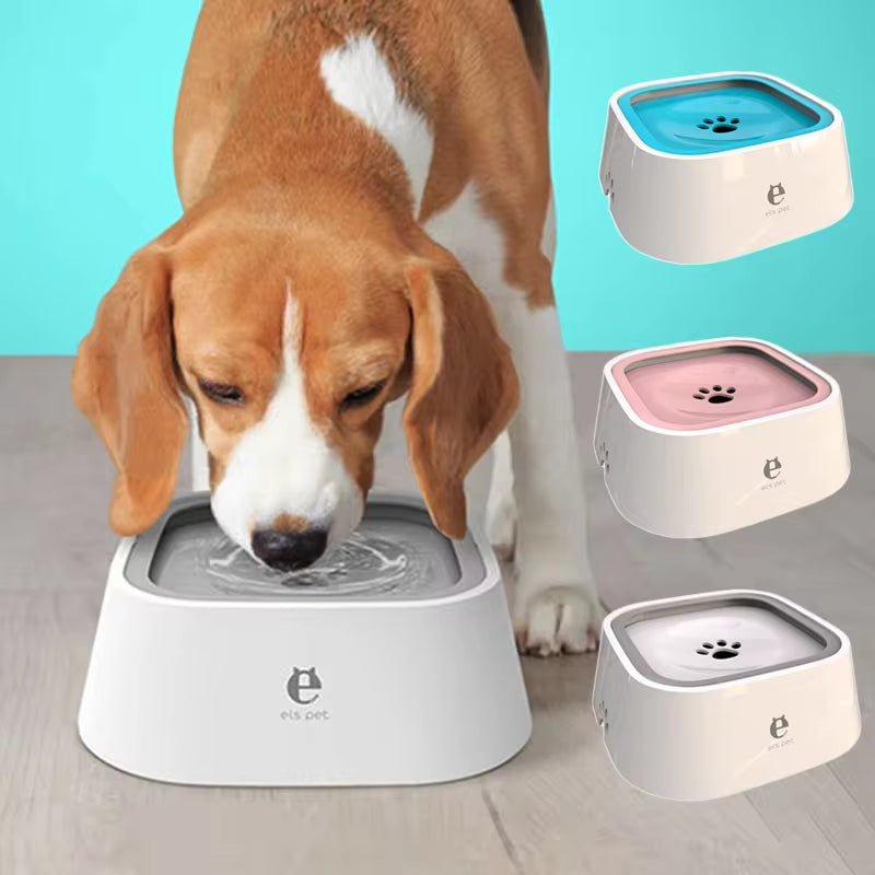 Splashguard No-Spill Water Bowl — Floating Disk, Travel-Ready