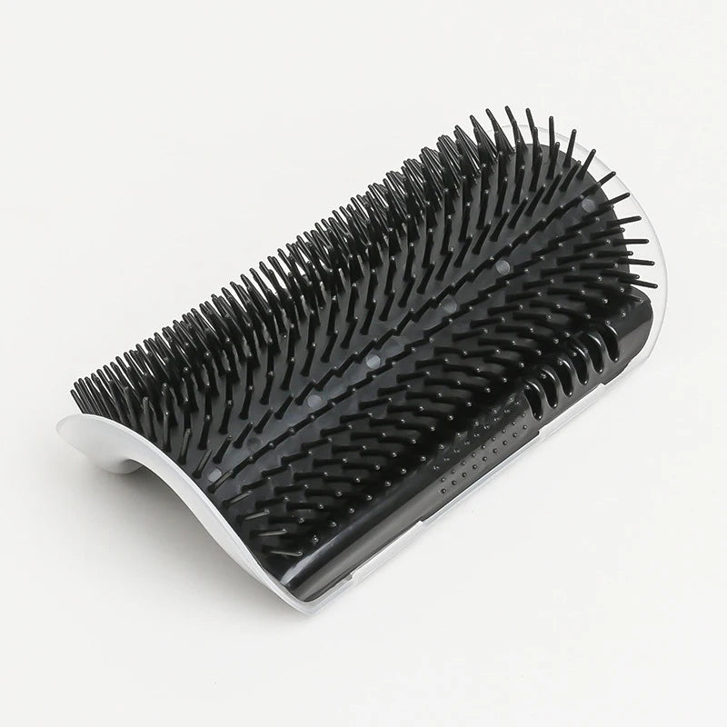 Corner Cat Self-Groomer 2-Pack — Wall Brush with Catnip Pocket