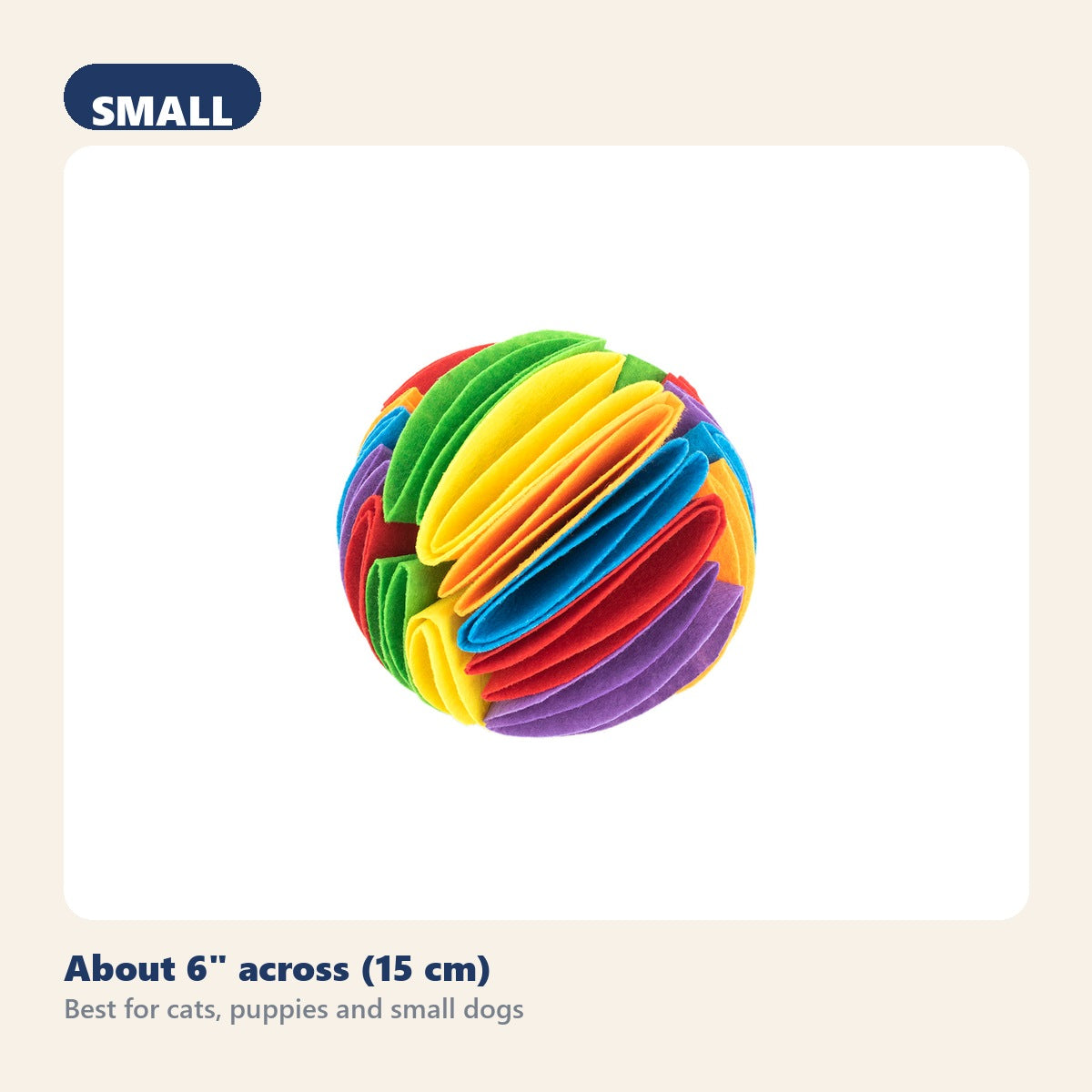 Snuffle Ball Small — about 6 inches across