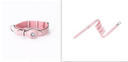 Baby Pink collar and matching 150 cm leash set