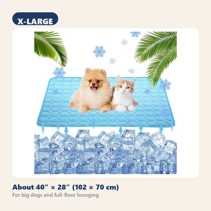 Ice-Silk Cooling Mat X-Large — about 40 by 28 inches