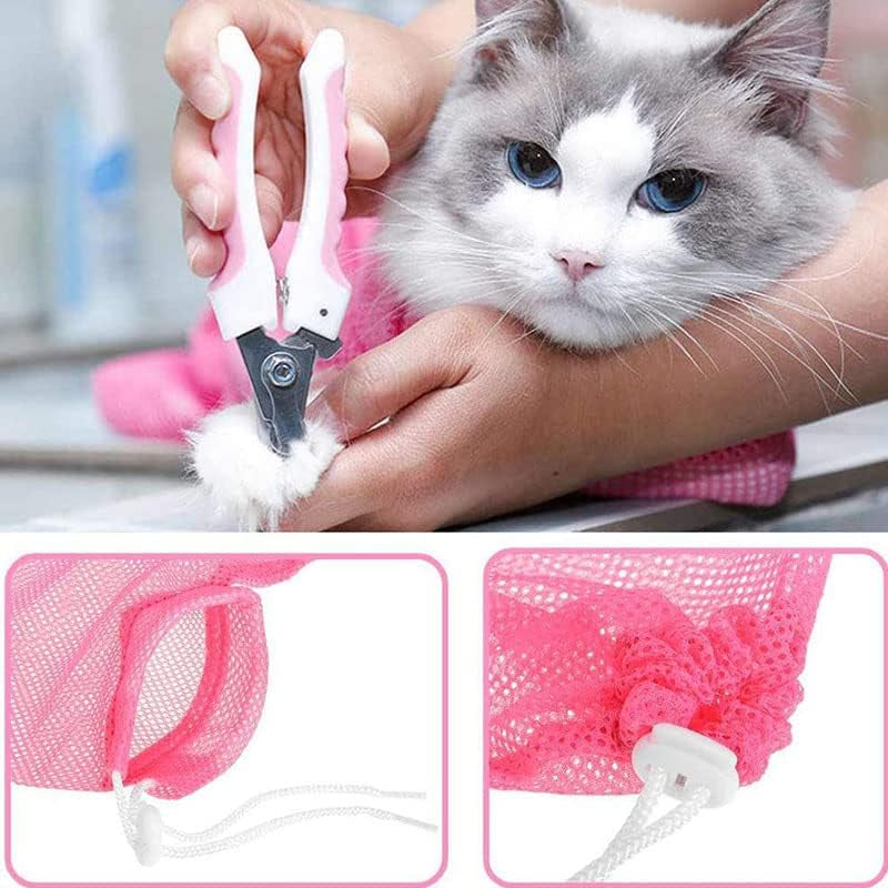Calm Groom Zip Bag 2-Pack — Stress-Free Nail Trims & Baths for Cats